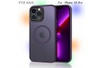 Чехол mypads для iphone 15 pro magsafe, матовый, противоударный